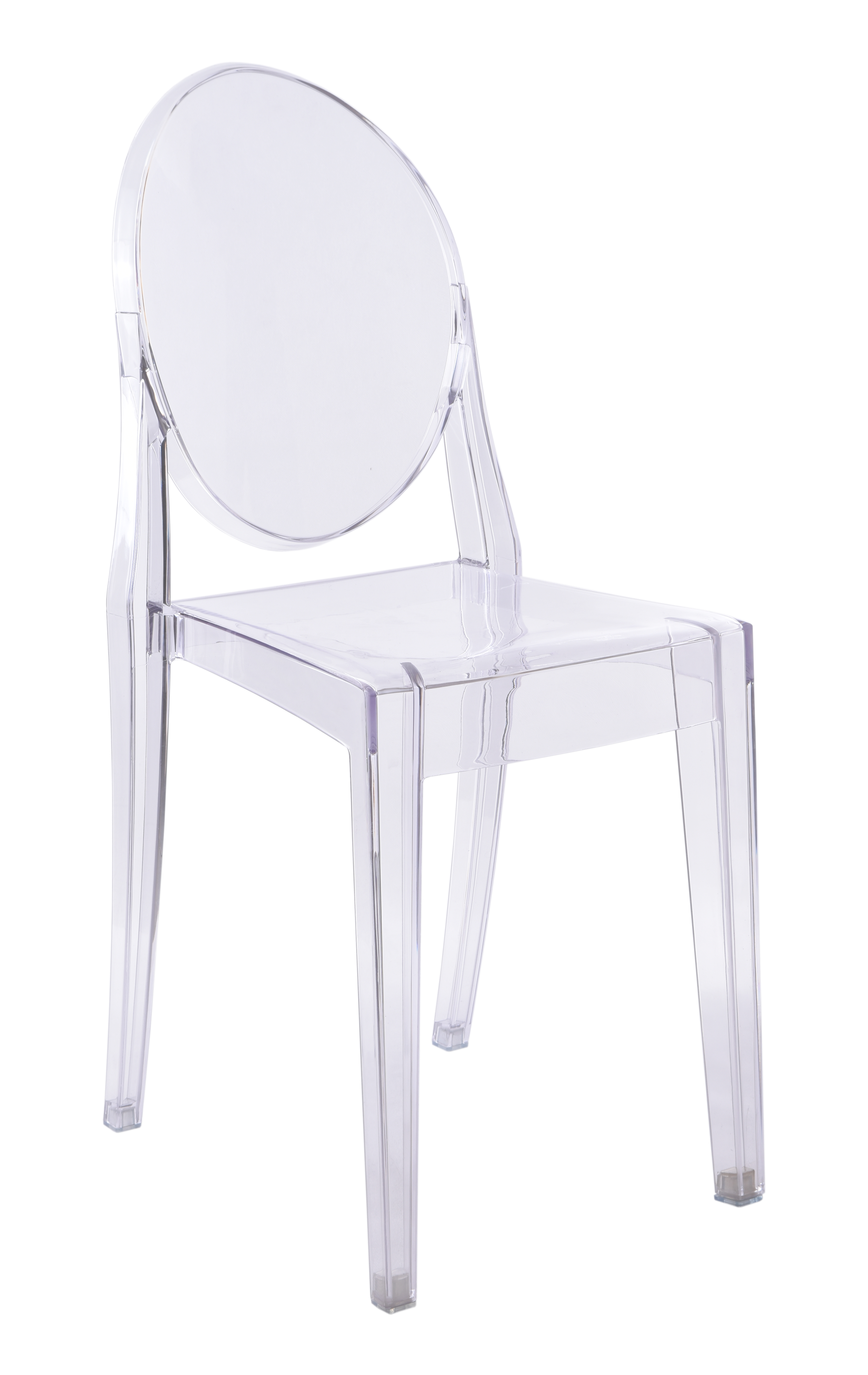 Transparentne krzesło Queen