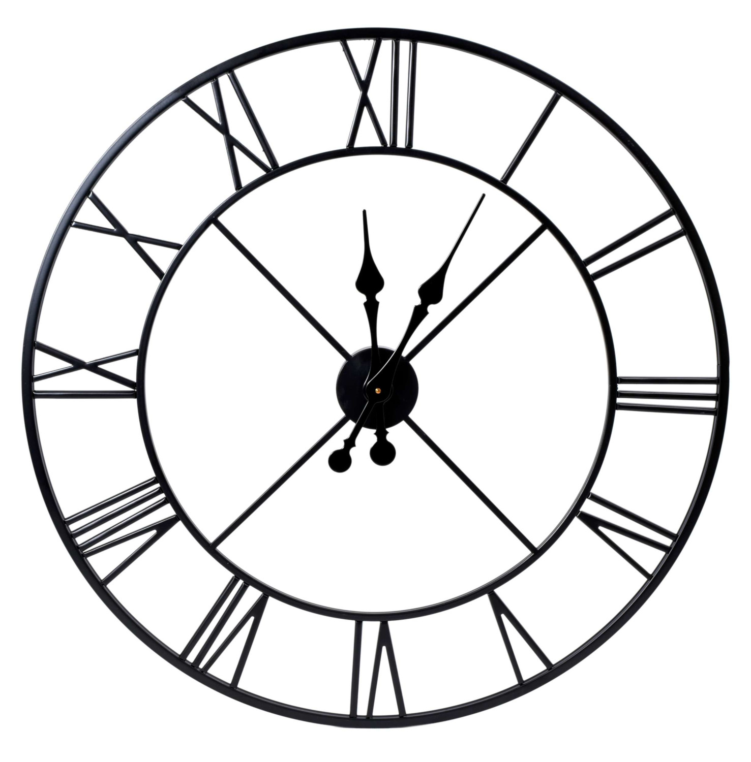 Zegar ścienny ITALY 80 cm czarny