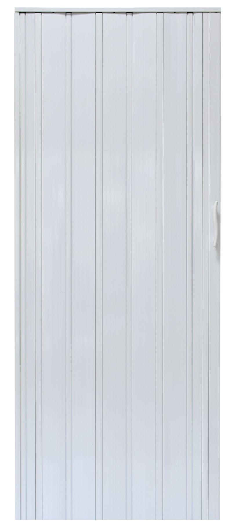 Drzwi harmonijkowe 008P - 80 cm - 49 biały dąb mat G