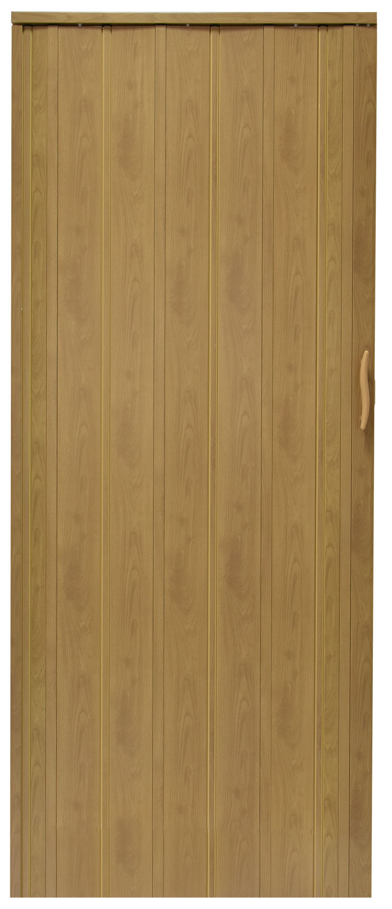 Drzwi harmonijkowe 008P - 80 cm - 46G jasny dąb mat G