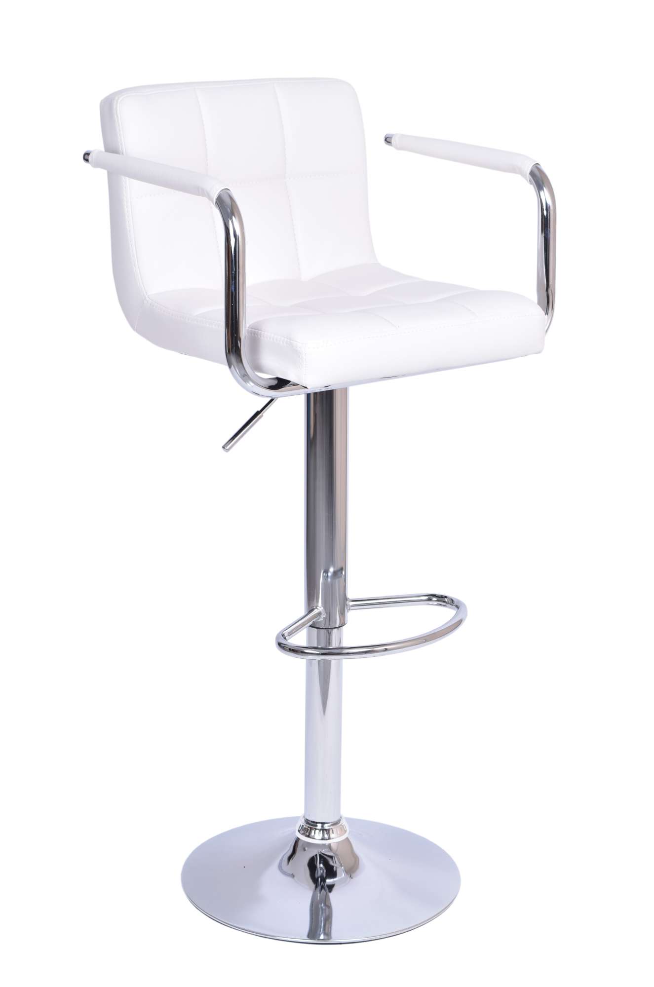 Hoker krzesło barowe MONI białe